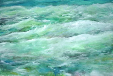 Stille zeeën, 2013 (acrylverf op doek)