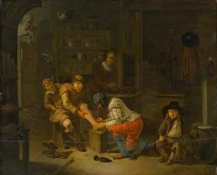 Bij de apotheker, 1656