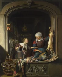De winkel van een poelier