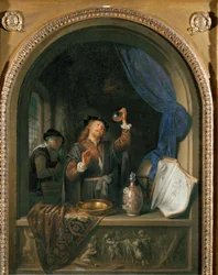 De arts (schilderij op eikenhout)