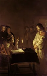Christus voor de Hogepriester, 1617