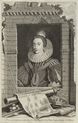 Portret van Elizabeth Stuart, Koningin van Bohemen