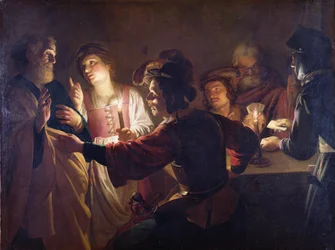 De Verloochening van St. Peter, ca. 1620