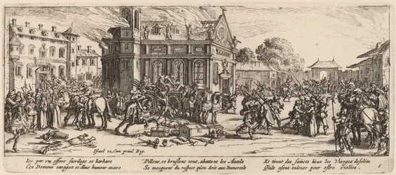 Vernietiging van een Klooster