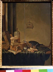 Stilleven met boeken