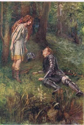 Belphoebe en Timius, verhalen uit de Faerie Queen uitgegeven door George Harrap and Company