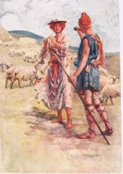 Calidore en Pastonella, Verhalen uit de Faerie Queen uitgegeven door George Harrap and Company