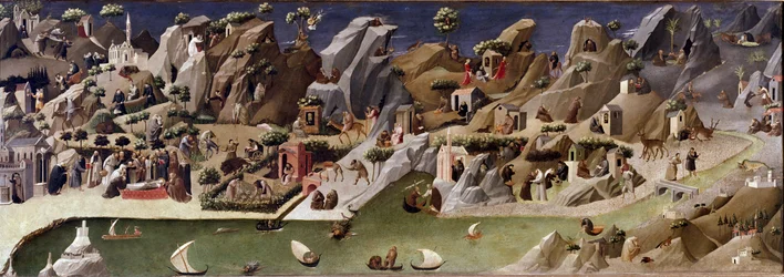 La thebaide des hermits Beschrijving van het leven van kluizenaars in de woestijn