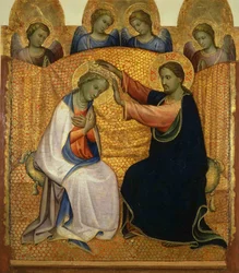 De kroning van de Maagd, ca. 1404