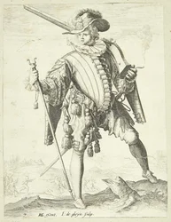 Soldaat met haakbus (arkebus)