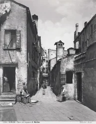 Venetië, Calle dellAngiolo in San Martino, c.1890