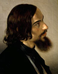 Portret van schilder Scamuzza