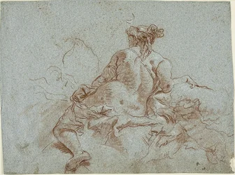 Studie voor Detail: De Godin Diana
