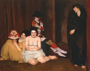 Schilderij van De Maskers
