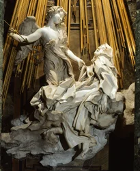 Italië, Rome, Kerk van Santa Maria della Vittoria, Extase van St. Teresa van Avila