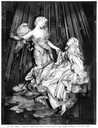 De Extase van St. Teresa (marmer)