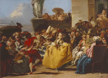 Het Menuet of Carnavalscène