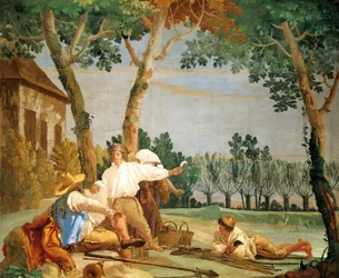 Boeren in rust, Villa Valmarana 