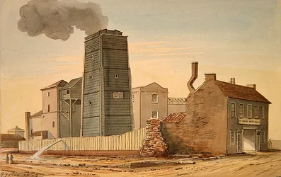 Uitzicht op de Clink Street Waterworks, Southwark