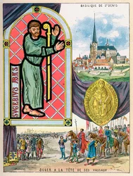 Abt Suger, Franse abt-staatsman, 1898