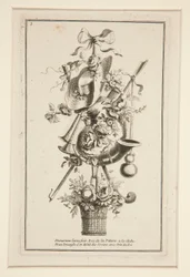 Een blad uit Plusieurs Trophees