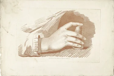 Studie van rechterhand