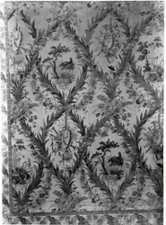 Zijden Wandbekleding uit de Slaapkamer van de Keizerin, 1787