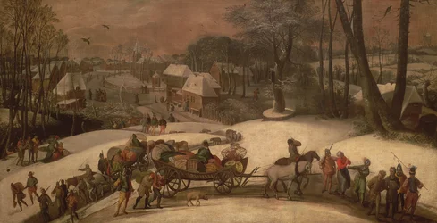 Een Militaire Expeditie in de Winter, c.1590