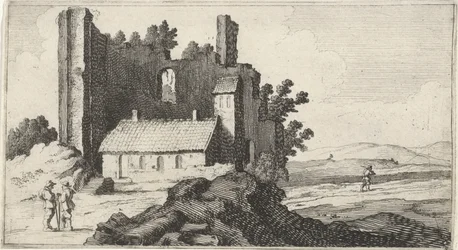 Kapel in een ruïne
