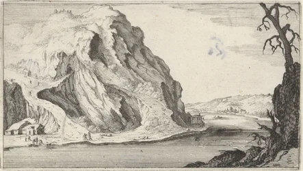 Rivier in de bergen