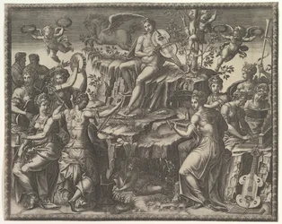 Apollo en de Muzen