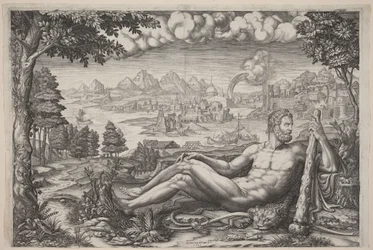 Hercules rust uit van zijn arbeid