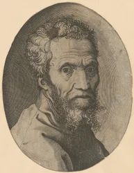 Portret van Michelangelo