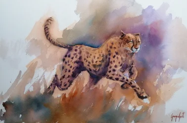 Dynamische cheetah-run