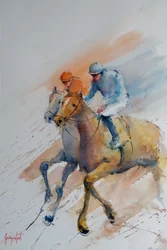 Galopperende renpaarden