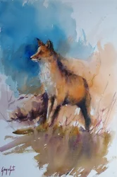 De serene wilde vos