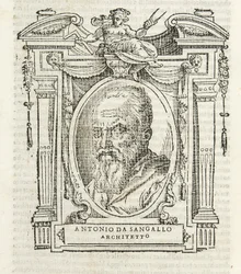 Milaan, Biblioteca Braidense, Vite de piv excellent, Giorgio Vasari 1568, Antonio da Sangallo