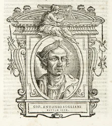 Milaan, Biblioteca Braidense, Vite de piv excellent, Giorgio Vasari 1568, Giovanni Antonio Sogliani