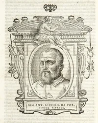 Milaan, Biblioteca Braidense, Vite de piv excellent, Giorgio Vasari 1568, Giovanni Antonio Licinio
