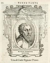 Milaan, Biblioteca Braidense, Vite de piv excellent, Giorgio Vasari 1568, Giulio Romano