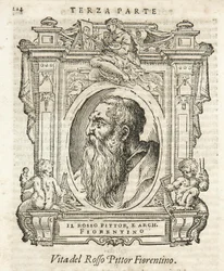 Milaan, Biblioteca Braidense, Vite de piv excellent, Giorgio Vasari 1568, Roffo Fiorentino