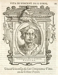 Milaan, Biblioteca Braidense, Vite de piv excellent, Giorgio Vasari 1568, Vincenzo Tamagni van San Gininiano
