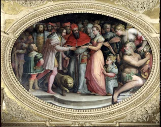 Paus Clemens VII huwt Catharina de