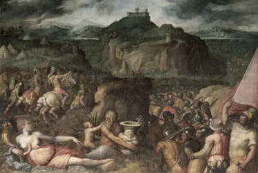 Het beleg van San Leo (fresco)
