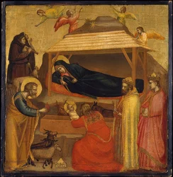 Aanbidding der koningen. Circa 1320