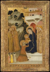 De aanbidding der wijzen, ca. 1340-43