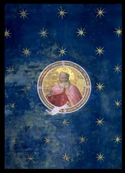 De profeet Jesaja, detail van het gewelf, 1303-05 (na restauratie)