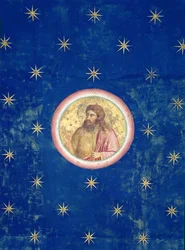 De Profeet Johannes de Doper, van het plafondgewelf