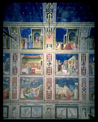 Zicht op de fresco