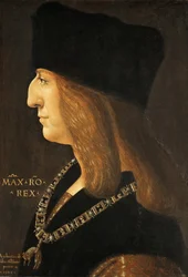 Portret van Keizer Maximiliaan I, 1459-1519
